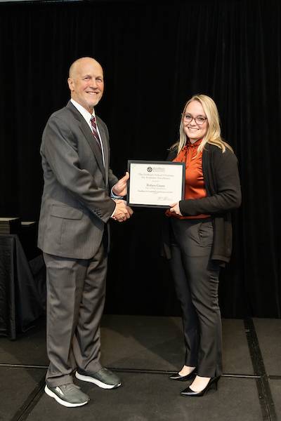 Dr. Jeffrey Potteiger (left) and Robyn Grant (right)